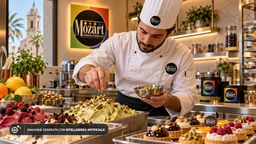 Produzione artigianale Gelateria Pasticceria Mozart